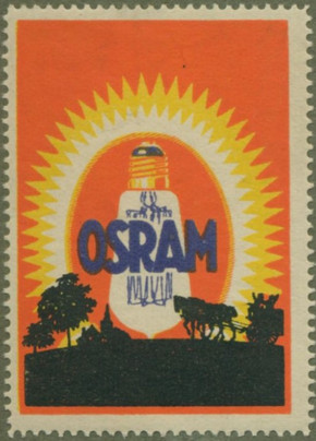 Reklamemarke "Osram"