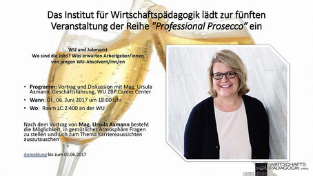 Professional Prosecco mit Mag. Ursula Axmann