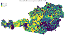 Regional variation of LTC allowance recipients 