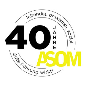 Asom 40 Jahre Logo