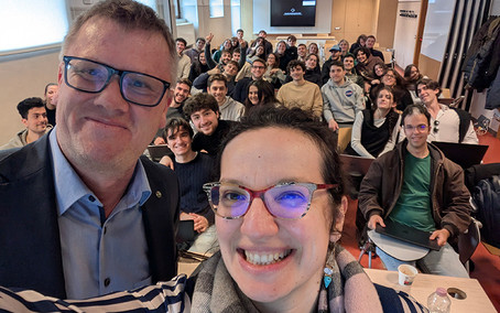 Rainer Baier und Blerina Sinaimeri an der LUISS Universität in Rom