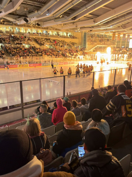 Buddies beim Vienna Capitals Eishockey-Match