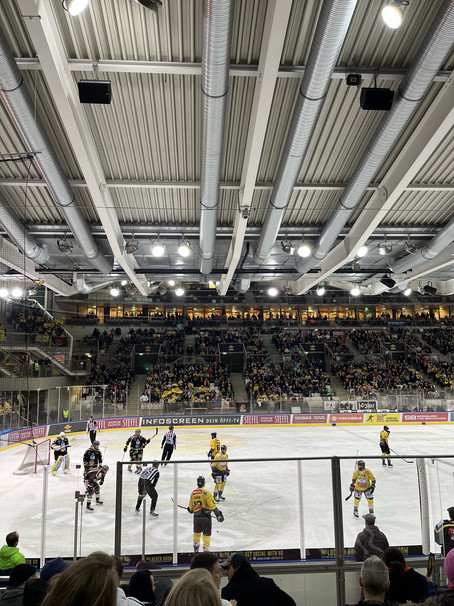 Buddies beim Vienna Capitals Eishockey-Match