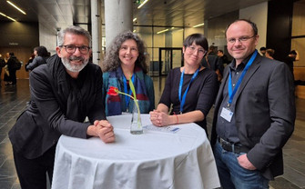 Gerhard Geissler, Franz-Karl Skala, Kerstin Emmert, Uta Gärtner bei der Academic Development Conference