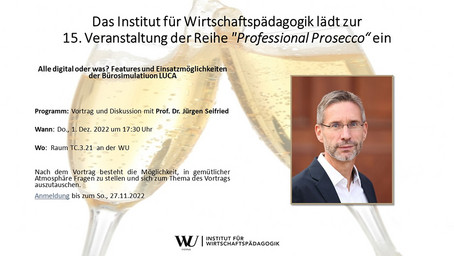 Professional Prosecco mit Prof. Dr. Jürgen Seifried