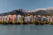 A tour around the city of Innsbruck - Mariahilf ( Inn riverbank)