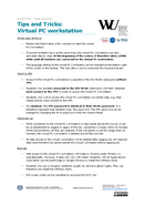 Tips&Tricks_Virtual_PC_workstation Tips&Tricks_Virtual_PC_workstation