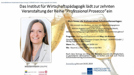 Professional Prosecco mit Mag. Iris Blatterer