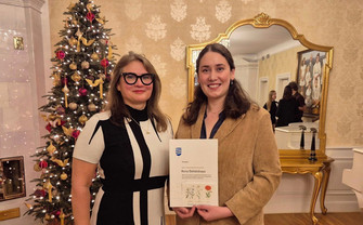 Ilona with her supervisor Kätlin Pulk