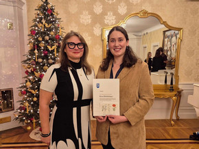 Ilona with her supervisor Kätlin Pulk