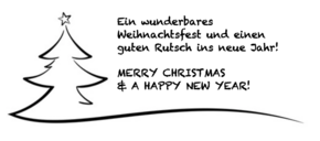 Bild mit Weihnachtsgrüßen