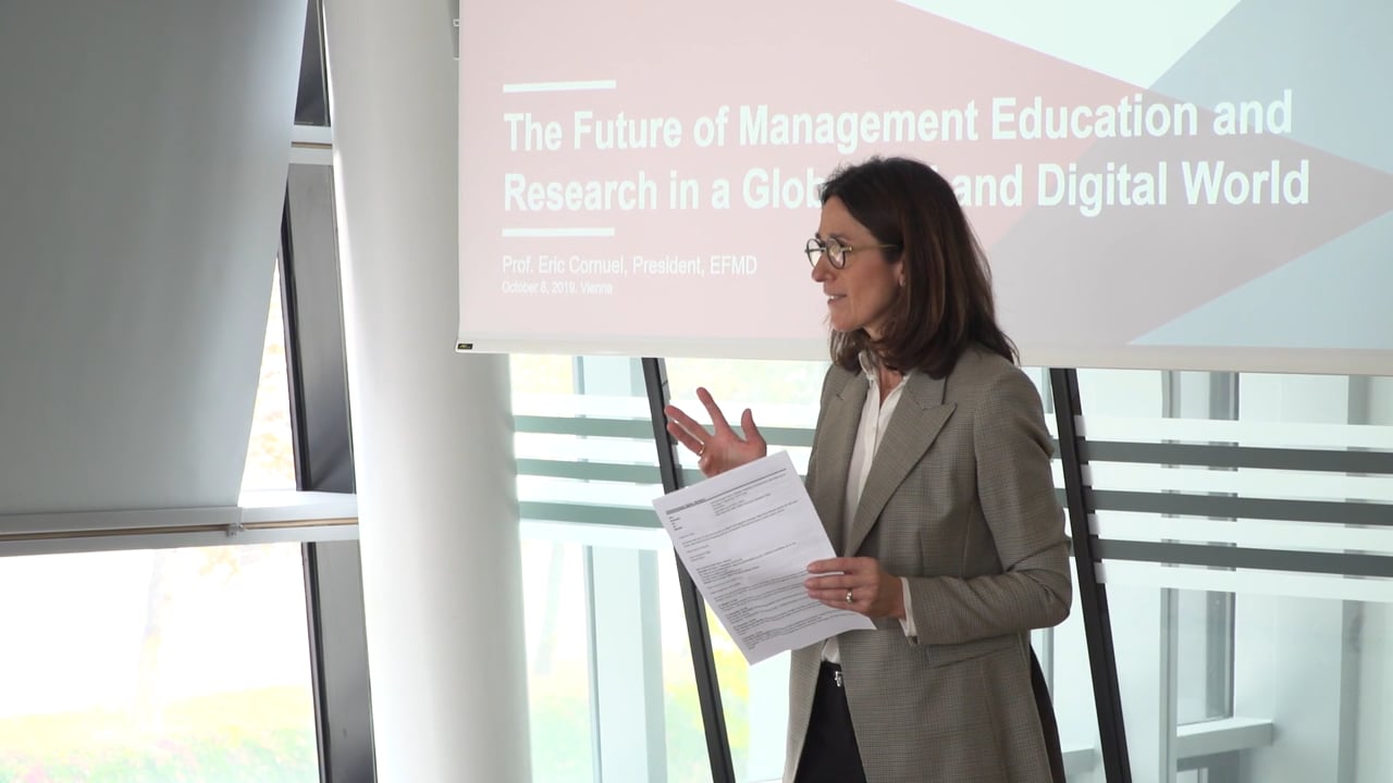 Video The Future of Management Education and Research in a Globalized and Digital World