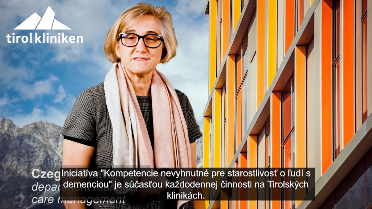 Video Kompetencie nevyhnutné pre starostlivosť o ľudí s demenciou – Tirolské kliniky