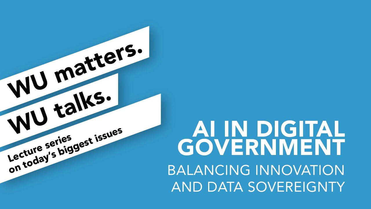 Video AI in Digital Government | WU matters. WU talks.